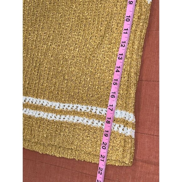 Anthropologie Mustard Irina Knit Crochet Summer Boho Hippie Tank Women's Size XS - Picture 6 of 8